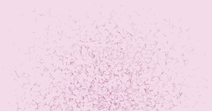 Network Mesh Procedural Art background illustration