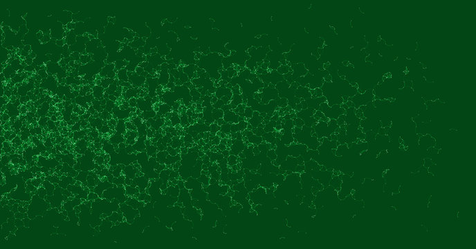 Network Mesh Procedural Art background illustration