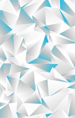 Fototapeta premium Triangular 3d, modern background