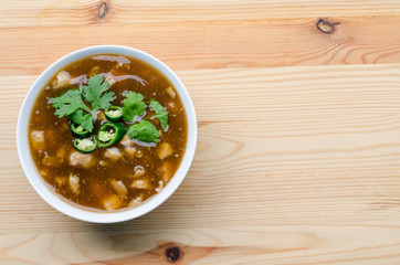 Chicken with sauce over rice, Chinese food in Thailand, Street food