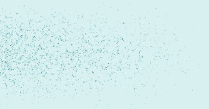 Network Mesh Procedural Art background illustration