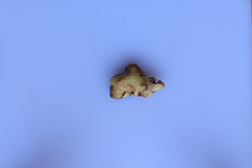 fresh ginger isolated on white background