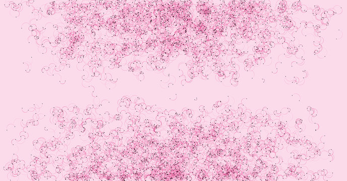 Network Mesh Procedural Art background illustration