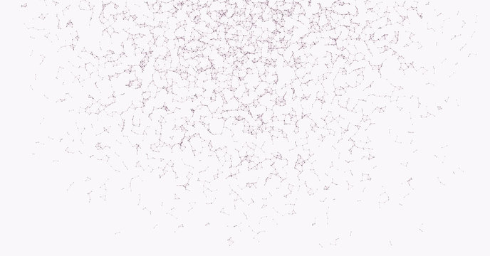 Network Mesh Procedural Art background illustration
