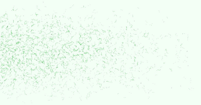 Network Mesh Procedural Art background illustration