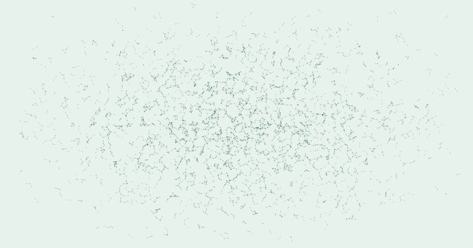 Network Mesh Procedural Art background illustration