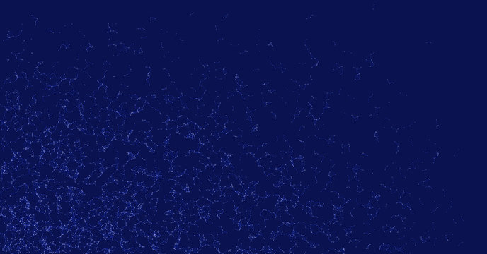 Network Mesh Procedural Art background illustration