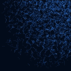 Network Mesh Procedural Art background illustration