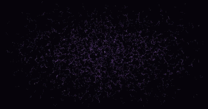 Network Mesh Procedural Art background illustration