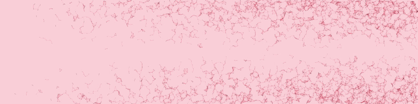 Network Mesh Procedural Art background illustration