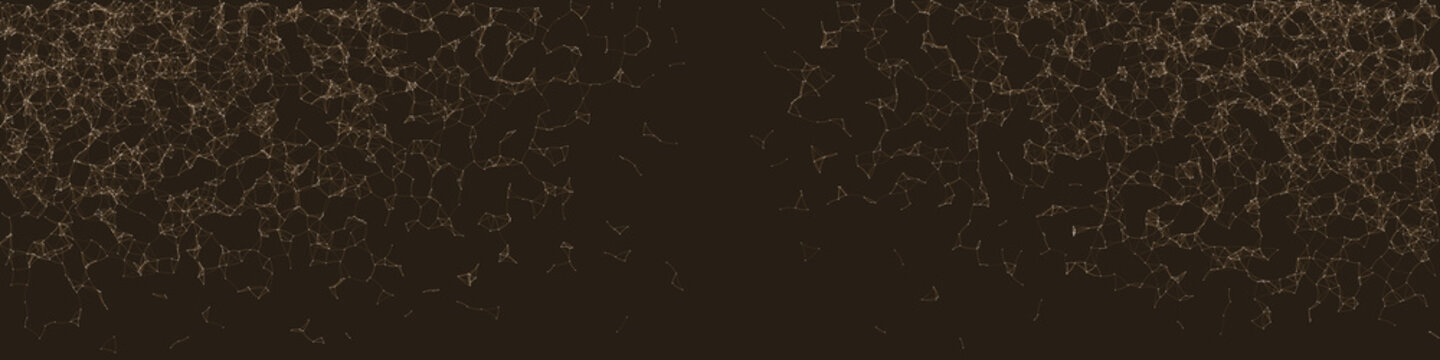 Network Mesh Procedural Art background illustration