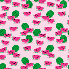 Sweet watermelon seamless pattern