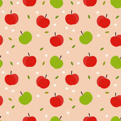 Sweet apple seamless pattern