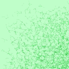 Network Mesh Procedural Art background illustration