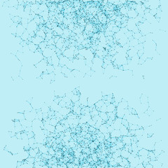 Network Mesh Procedural Art background illustration