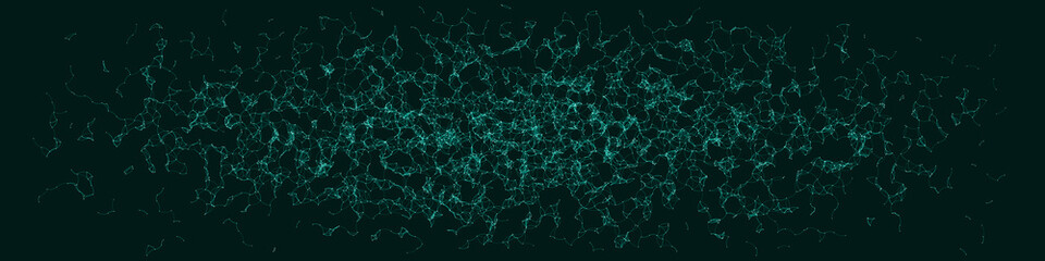 Network Mesh Procedural Art background illustration