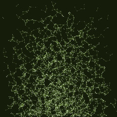 Network Mesh Procedural Art background illustration