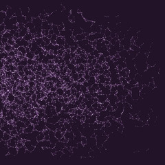 Network Mesh Procedural Art background illustration