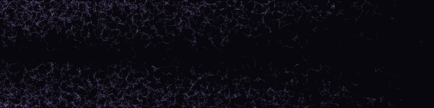Network Mesh Procedural Art background illustration