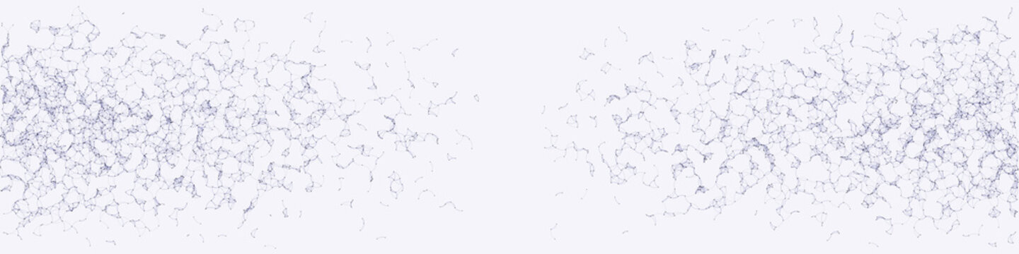 Network Mesh Procedural Art background illustration