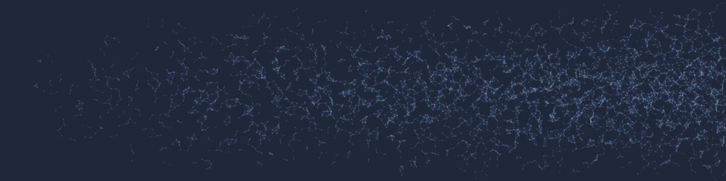 Network Mesh Procedural Art background illustration