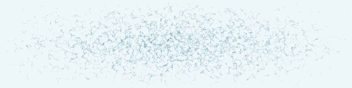 Network Mesh Procedural Art background illustration