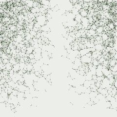 Network Mesh Procedural Art background illustration