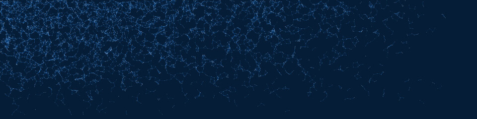 Network Mesh Procedural Art background illustration