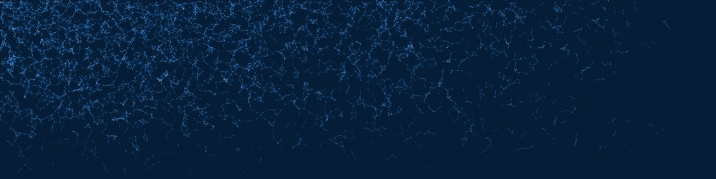 Network Mesh Procedural Art background illustration