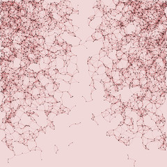 Network Mesh Procedural Art background illustration