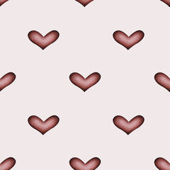 Pattern with watercolor elements