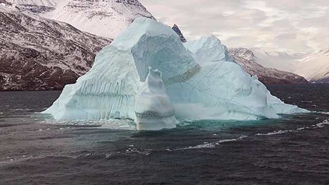 Unique landscapes with icebergs and glaciers beyond the Arctic Circle.