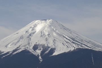 富士の雪