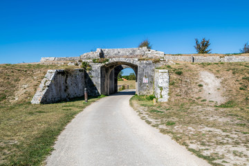 Fototapeta na wymiar Citadelle Château-d'Oléron, Charente-Maritime. 
