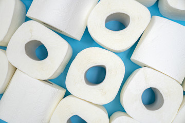 toilet paper supplies for the coronavirus pandemic covid- 19