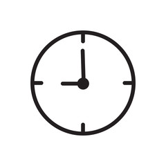 Clock icon vector