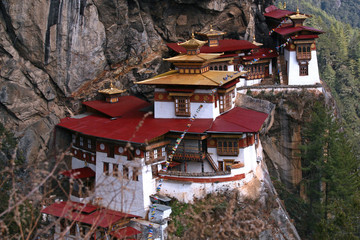 Tiger's Nest at Paro Taktsang - Bhutan