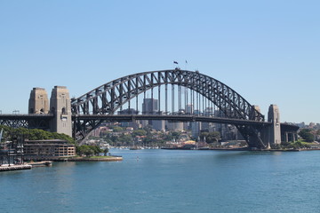 Fototapeta na wymiar Harbour Bridge in Sydney, Australia
