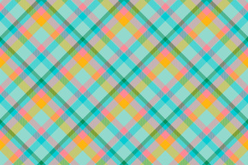 Tartan scotland seamless plaid pattern vector. Retro background fabric. Vintage check color square geometric texture.