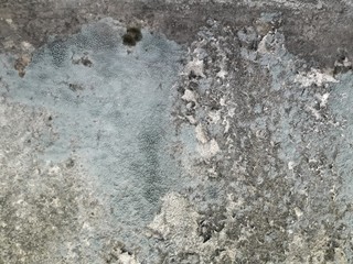 Gray cement background There are signs of separation Has been used for many years