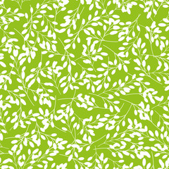 Vector seamless pattern with leaves. Floral background. Branches of olives. Best designs for fabric, wallpaper, wrapping paper.