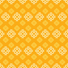 Modern seamless pattern, geometric. Yellow background pattern.