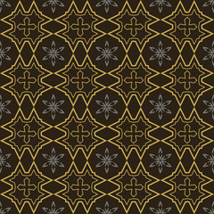 Modern geometric pattern. Seamless background pattern, wallpaper.