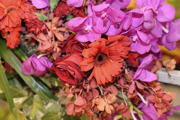 bouquet of red flowers