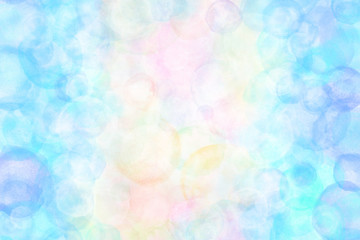 空 雲 夏 ブルー 水彩 背景