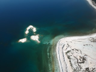 The Salda Lake like Maldives from Burdur Turkey