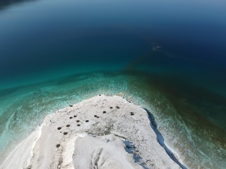 Obraz na płótnie Canvas The Salda Lake like Maldives from Burdur Turkey