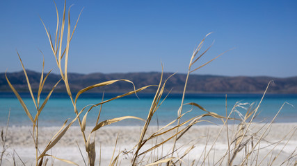 The Salda Lake like Maldives from Burdur Turkey