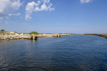 Harbor in Kolobrzeg