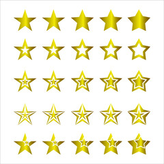 star icon trendy and modern star symbol for logo